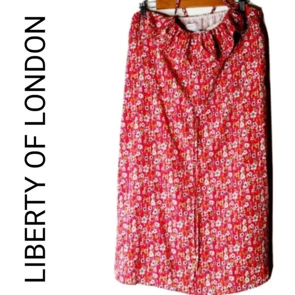 LIBERTY OF LONDON FLORAL HALTER DRESS - Picture 1 of 6